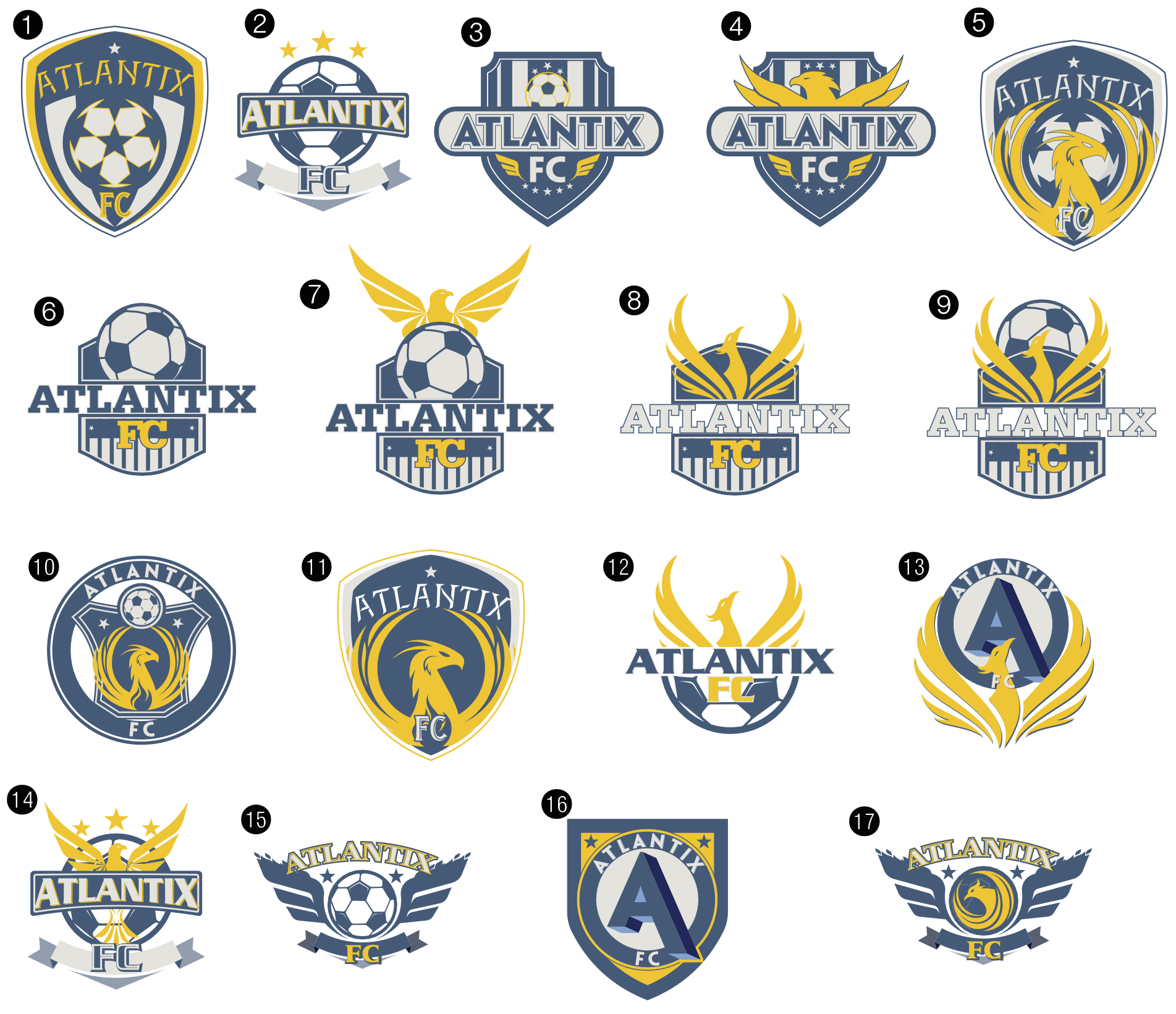 Dynasty: Atlanta Football Club Logo Options
