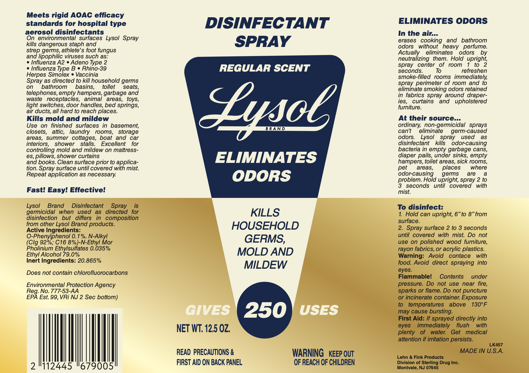 BMF: Vintage Lysol Label