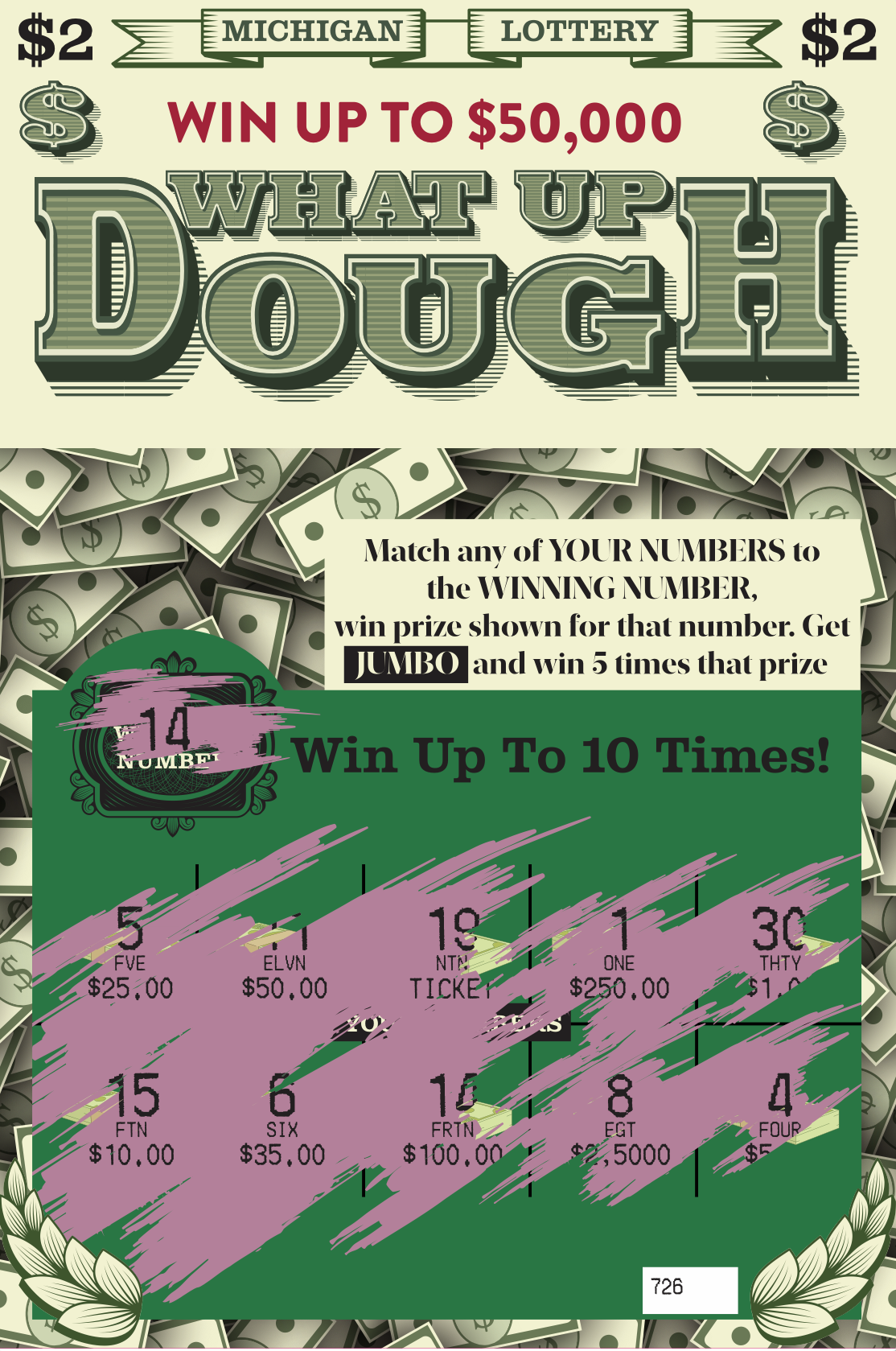 BMF: Scratch-Off Lottery Ticket