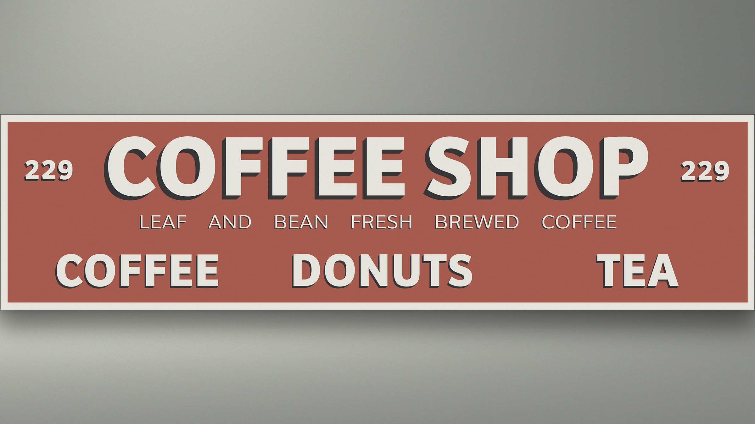 Sleepy Hollow: Coffee Shop Sign