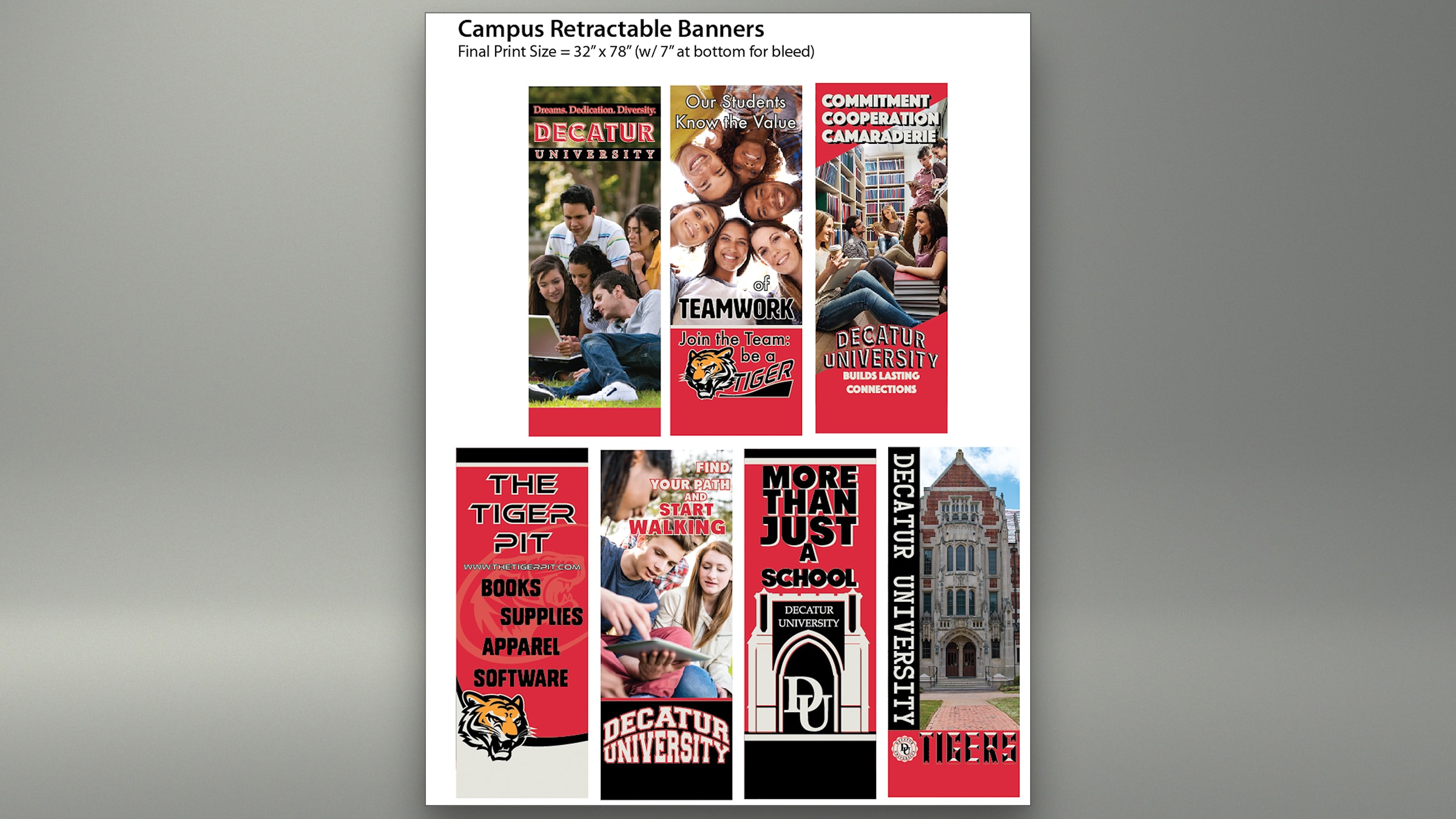 Life of the Party: Various College Banners
